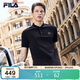 FILA 斐樂(lè )短袖POLO衫男夏季透氣翻領(lǐng)休閑通勤運動(dòng)T恤上衣