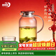 青蘋(píng)果高硼硅耐熱玻璃水壺1.6L 可明火直燒冷水壺花茶壺泡茶圍爐煮茶壺