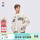 NBA【新款】NBA官方詹姆斯/庫里男女同款刺繡運動(dòng)夾克運動(dòng)外套上衣 白色 (斯蒂芬庫里) L