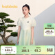 巴拉巴拉兒童連衣裙2024夏裝大童女童裙子國風(fēng)紗裙甜美泡泡袖208224111065
