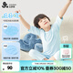 久歲伴【秒秒吸】?jì)和藕顾履信揖臃募究照{服七分袖九分褲套裝 男童-冰水藍 175 身高170-180體重120-135斤