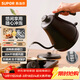 蘇泊爾（SUPOR）電水壺熱水壺 0.8L手沖咖啡壺長(cháng)嘴細口茶藝壺 燒水壺 304不銹鋼  泡茶壺 SW-08C01