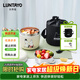 LUNTAYO不銹鋼保溫飯盒上班族便當盒雙層大容量含保溫袋餐具姆明款1000ml