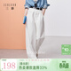 三彩2025冬季新款防透小白褲系列牛仔褲高腰寬松香蕉褲鐮刀褲M(mǎn) 云朵白 L 165/72A