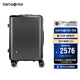 新秀麗（Samsonite）行李箱20英寸拉桿箱可擴容商務(wù)旅行箱包QX0黑色密碼登機箱