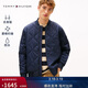 Tommy Hilfiger【輕薄防水】秋冬男裝小隱格絎縫美式飛行棒球棉服夾克外套
