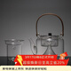 容山堂電器陶瓷玻璃燒水壺茶壺泡茶蒸汽煮茶器養生壺茶爐自動(dòng)上水茶具 蒸煮兩用玻璃壺-竹把黑玉平光