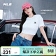 MLB短袖男女情侶純色簡(jiǎn)約休閑圓領(lǐng)T恤時(shí)尚新款3ATSB0253-50WHS-S