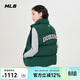 MLB男女情侶秋冬刺繡LOGO立領(lǐng)運動(dòng)休閑羽絨馬甲3ADVV0136-07GND-M