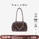 紐芝蘭（NUCELLE）包包女款2026輕奢大容量水桶包飛馬通勤單肩手提包生日禮物送女生