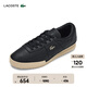 LACOSTE法國鱷魚(yú)男鞋25秋冬新款AURA系列皮革休閑鞋|50SMA0156 CA1/黑色/淺棕色 42 8