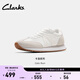 Clarks其樂(lè )Calo Run女鞋新款輕盈舒適透氣跑鞋簡(jiǎn)約百搭運動(dòng)休閑鞋 白色拼灰色 261842144 37