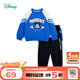 迪士尼（Disney）童裝男童衛衣套裝米奇卡通純棉長(cháng)袖套裝春新品 彩藍 120
