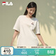 FILA 斐樂(lè )官方情侶短袖T恤2026夏男女休閑寬松純棉上衣貓咪針織t恤