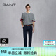 GANT/甘特春季新款男士長(cháng)褲子時(shí)尚百搭直筒修身舒適休閑褲 410-藍色 32