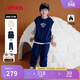 NEW BALANCE4-14歲男女童春秋新品套裝時(shí)尚背心三件套