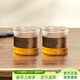 憶壺茶茶杯玻璃品杯家用品茗杯防燙杯子木套隔熱杯功夫茶杯喝茶杯小品杯 【2只裝】品怡杯150ML