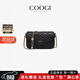 COOGI包包女款輕奢侈女士斜跨信封包生日母親情人節禮物送女友老婆媽媽 黑色