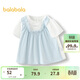 巴拉巴拉童裝寶寶短袖女童t恤兒童上衣假兩件2025夏可愛(ài)甜美208225117014