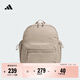 adidas實(shí)用運動(dòng)健身休閑出游雙肩背包 多巴胺配色 阿迪達斯官方 奇跡灰褐棕   均 碼