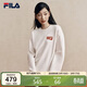 FILA 斐樂(lè )馬上起飛情侶男女套頭衛衣2026春新年款海棠花針織長(cháng)袖上衣