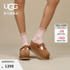 UGG春季女士時(shí)尚舒適炫金系列厚底休閑瑪麗珍鞋 1167550CHE|栗色 37