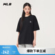 MLB男女短袖T恤潮流百搭純色休閑25秋季新款3ATSB5053-50BKS-XL