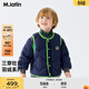 馬·拉?。∕.Latin）馬拉丁兒童羽絨服25冬裝新款男童女童大小童戶(hù)外三穿短款羽絨服 海軍藍 100