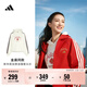 adidas金晨同款加厚時(shí)尚休閑寬松連帽套頭衫女秋冬阿迪達斯輕運動(dòng)