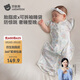 貝肽斯新生嬰兒防驚跳睡袋胎脂皮投降式睡袋嬰幼兒防踢被秋冬雙層 萬(wàn)物M