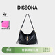 DISSONA迪桑娜女包晚風(fēng)新款包包單肩斜挎包托特包真皮包【禮物】 黑色