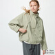 優(yōu)衣庫女裝防風(fēng)立領(lǐng)茄克/外套夾克26春夏新款484709 50 淺綠色 M