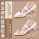 至皓恩高跟鞋前掌墊女半墊腳掌墊皮鞋樂(lè )福鞋半碼墊鞋大改小柔軟半截鞋墊 膚色3雙（柔軟緩震）