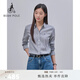 beanpole  女士知識分子風(fēng)時(shí)尚日常通勤商務(wù)休閑優(yōu)雅條紋襯衫 藏青色 S 160/84A