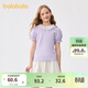 巴拉巴拉童裝兒童短袖女童t恤夏裝2025中大童甜美泡泡袖上衣208225117003