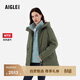 AIGLE艾高M(jìn)TD防風(fēng)防雨 上衣防風(fēng)棉服外套女士 葉綠色 BT401 XL(42)
