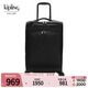 凱浦林【生日禮物】kipling男女款大容量簡(jiǎn)約出行拉桿箱|NEW YOURI SPIN S-黑底字母印花