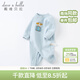 戴維貝拉（DAVE＆BELLA）新生兒連體衣嬰兒衣服0-3個(gè)月初生兒連體衣春季嬰童春裝服裝 灰藍色 59cm （建議身高52-59cm）