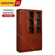 國景家具（GOKENG）辦公柜子木質(zhì)書(shū)架辦公文件柜員工柜儲物柜三門(mén)