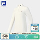 FILA 斐樂(lè )官方女子針織長(cháng)袖上衣2026春健身運動(dòng)修身半拉鏈長(cháng)T