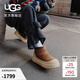 UGG 王一博同款秋季新款男女同款厚底經(jīng)典超短靴彩殼雪地靴1174196 CWTC | 栗色/灰白色 37 尺碼偏小，建議拍大一碼