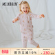 Milkbarn兒童保暖內衣套裝小孩睡衣男童女童家居服嬰兒寶寶秋衣褲 滑雪派對 80 cm