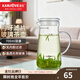 金灶（KAMJOVE）玻璃茶壺耐高溫茶水分離杯帶蓋家用 過(guò)濾茶壺帶把辦公室泡茶壺 TP-607（700ml）