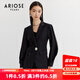 艾諾絲雅詩(shī)ARIOSEYEARS春秋新款小西裝職業(yè)裝OL風(fēng)小西服休閑外套10211313 黑色 M