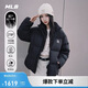 MLB羽絨服男女同款情侶款防潑水生日禮物3ADJB2056-50BKSXL