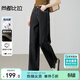 尚都比拉含棉直筒牛仔褲女春秋高腰提臀顯瘦女褲小個(gè)子休閑復古百搭褲子