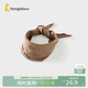童泰（TONGTAI）嬰兒圍巾秋冬季寶寶發(fā)熱圍脖兒童休閑保暖防風(fēng)脖套棕色93x32cm