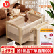 優(yōu)樂(lè )博（ULOP）多功能嬰兒床拼接床可折疊可移動(dòng)0-3歲寶寶床帶尿布臺蚊帳二合一 優(yōu)樂(lè )博 Aura Pro 豪華嬰護艙-香檳金[奢華頂配] 嬰兒用品新生兒見(jiàn)面禮物高檔寶寶滿(mǎn)月禮物