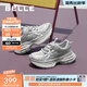 百麗（Belle）張凌赫同款星河軌跡老爹鞋女網(wǎng)面透氣休閑厚底運動(dòng)鞋B2199AM6預售 灰色-女款 36 (230mm)