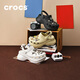 卡駱馳（CROCS）檀健次同款復古洞洞鞋女鞋厚底老爹鞋小鯨魚(yú)洞洞鞋206302 白色-100(含智必星) 38 (240mm)
